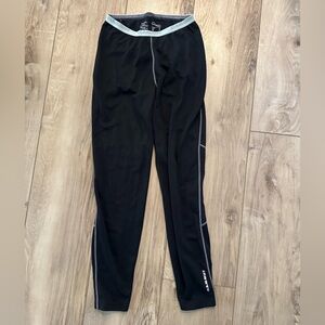 Mammut Black Baselayer Pants with Gray Trim